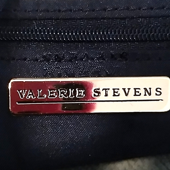 Valerie Steven's Deep Purple Chain Detail Bag. - Picture 13 of 14